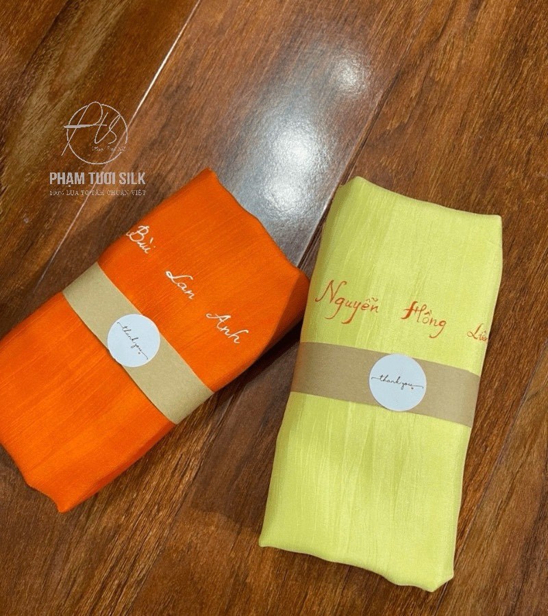 Set quà tặng tơ tằm 01