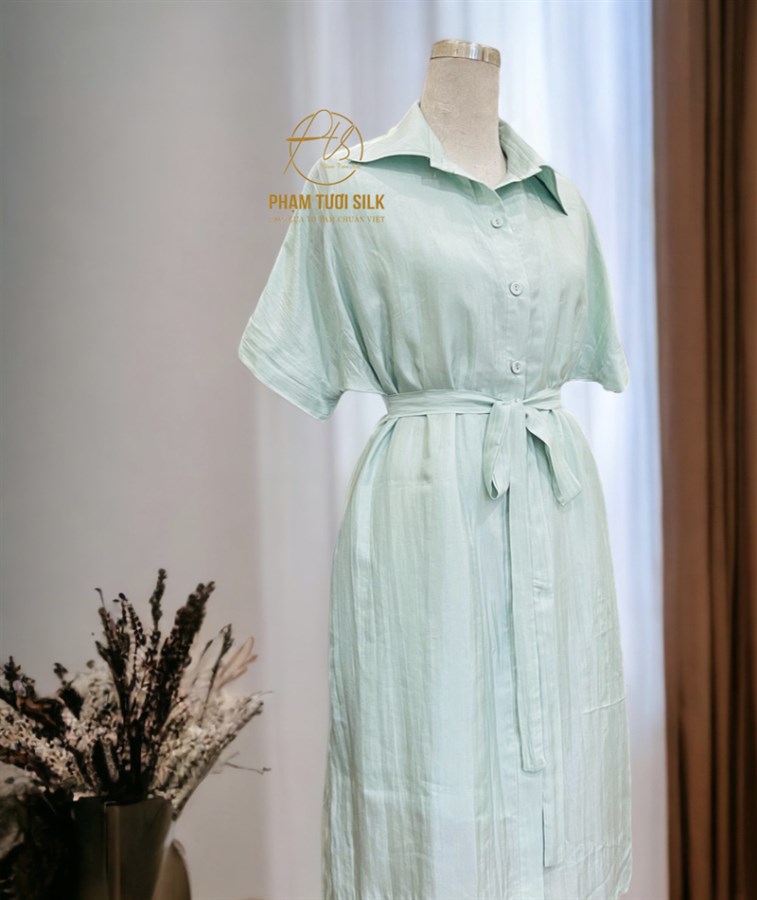 Váy lụa tơ tằm cao cấp (trơn)