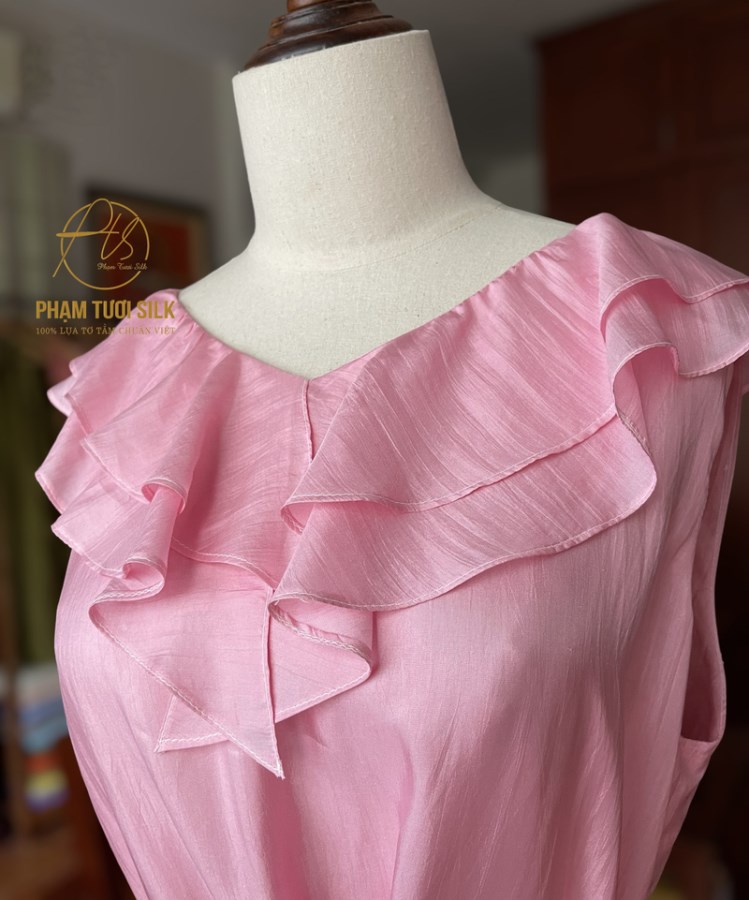 Váy lụa tơ tằm cao cấp (trơn)