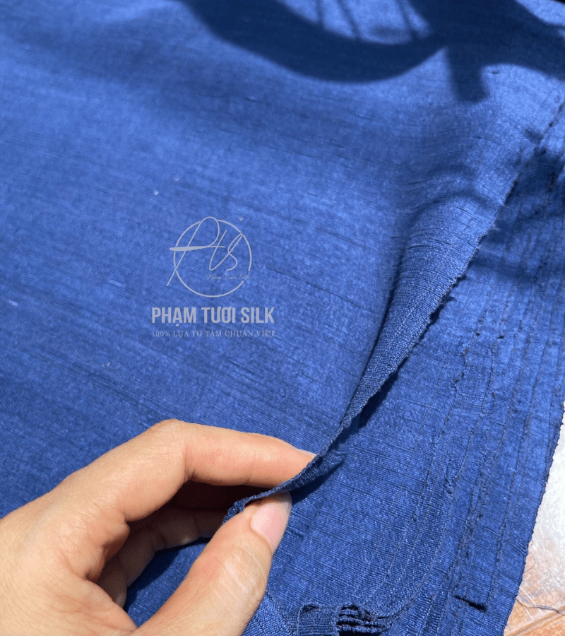Vải đũi tơ tằm cao cấp may áo, váy