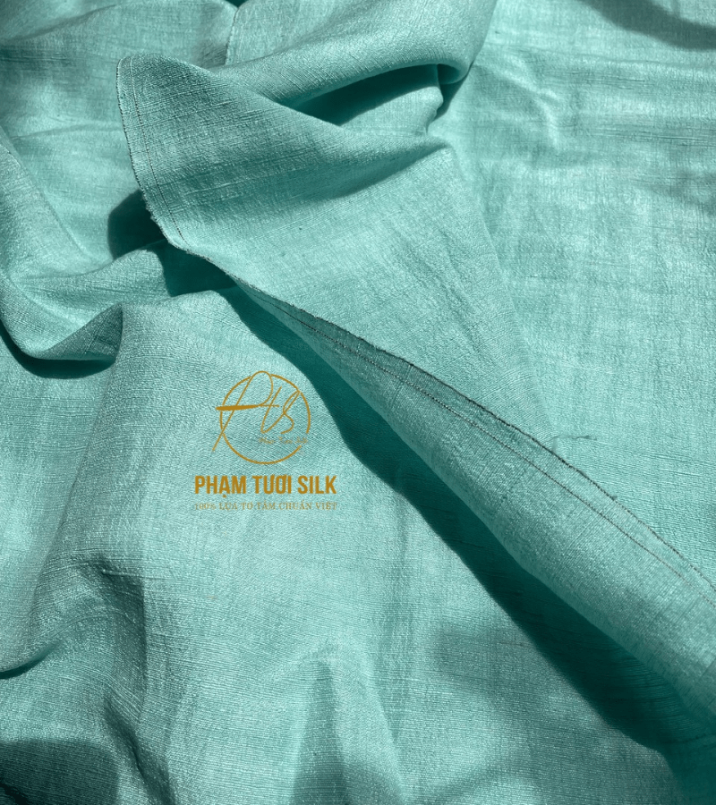 Vải đũi tơ tằm cao cấp may áo, váy