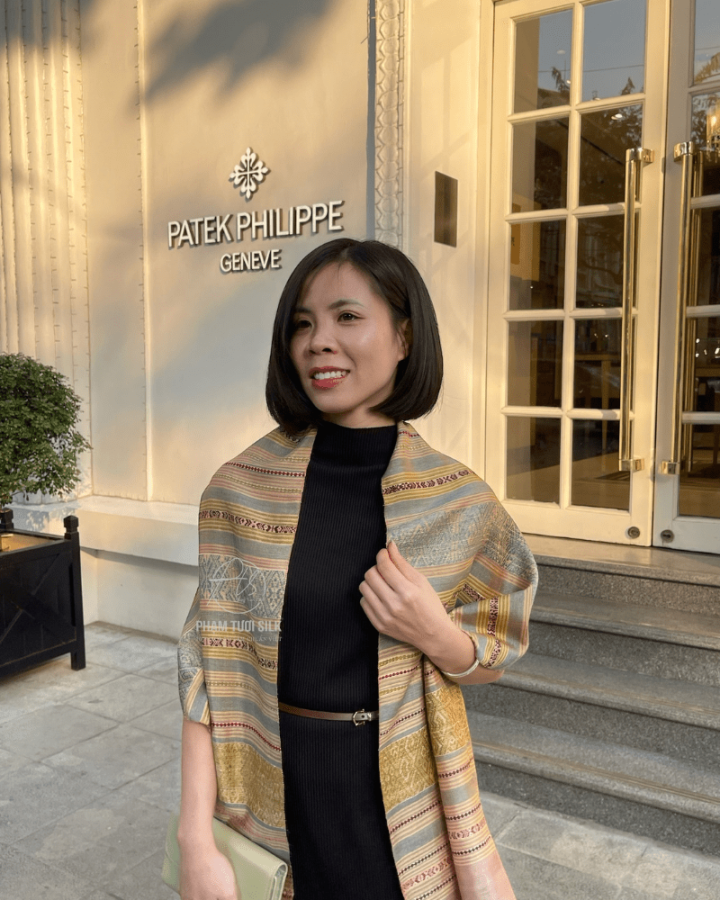 Khăn Thổ Cẩm Tơ Tằm Thủ Công